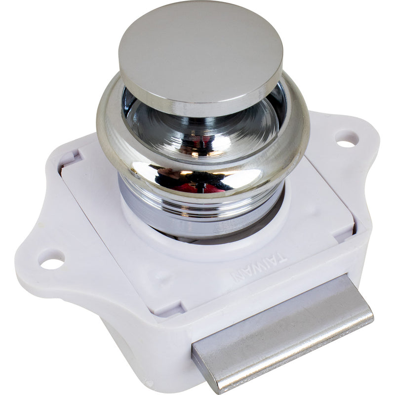 Sea-Dog Push Button Rim Latch - Chrome Plated Brass [224300-1]