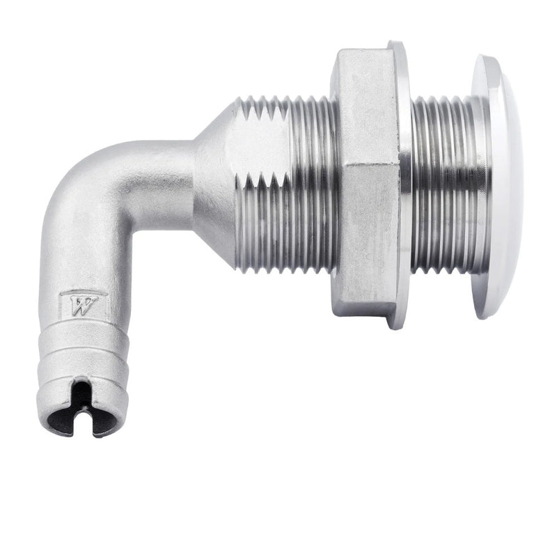 Whitecap 1-1/2" Duplex Stainless Steel 90 Degree Thru-Hull Fitting [6581X]
