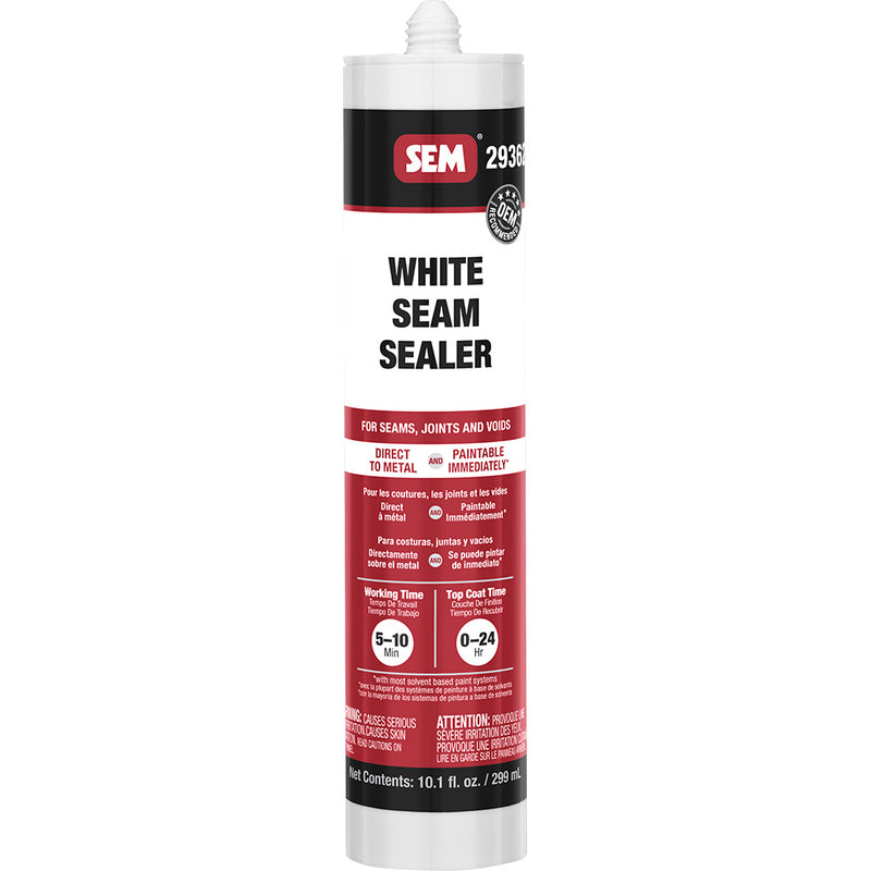 SEM 1K Seam Sealer - 10.1oz Tube - White [29362]
