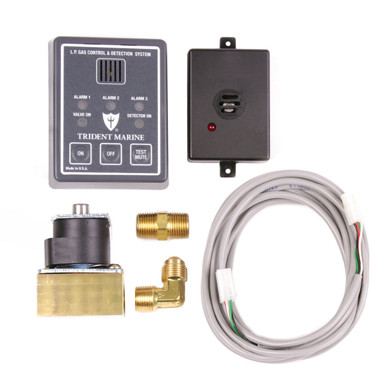 Trident Marine 12V Low-Pressure 3/8" Solenoid Kit w/Control Panel [1300-7761-KIT]