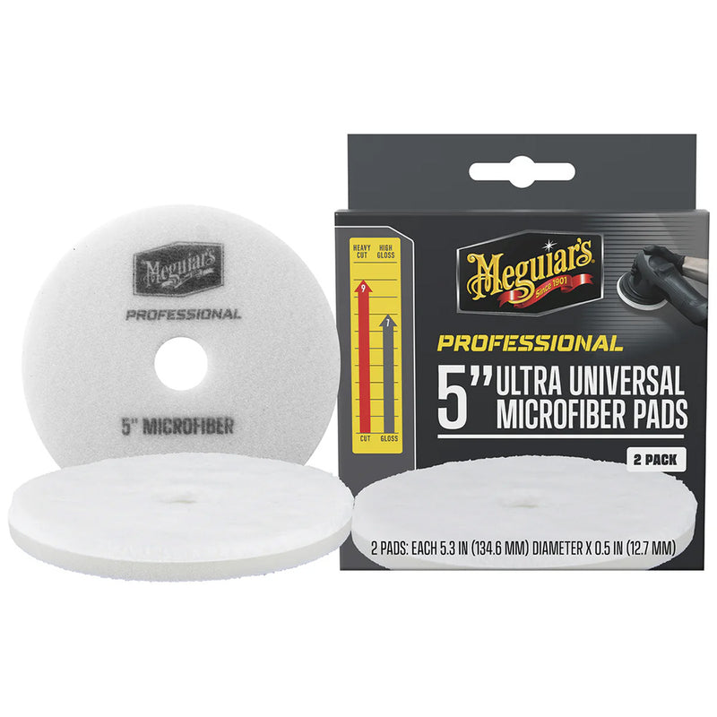 Meguiar's Professional 5" Ultra Universal Microfiber Pads *2-Pack [M5MFP2]