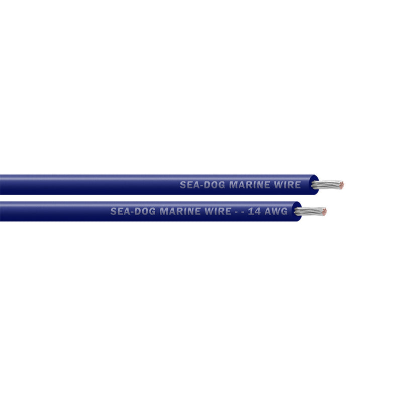 Sea-Dog 14 AWG Dark Blue Primary Wire - 500' [8014067]
