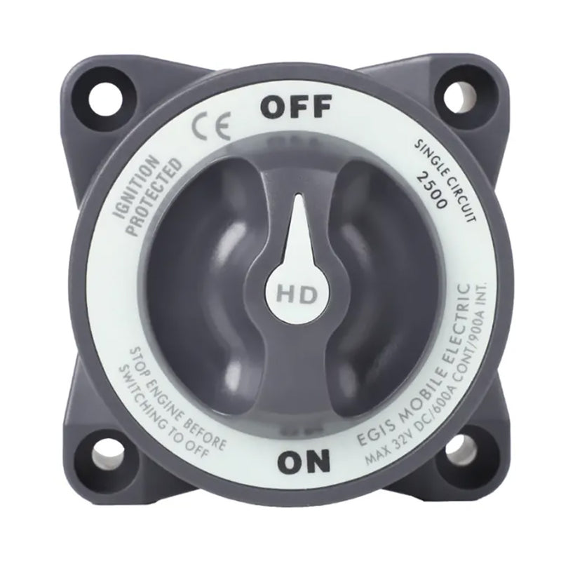 Egis Battery Switch - Heavy Duty-Series 600A - Off/On [2500]