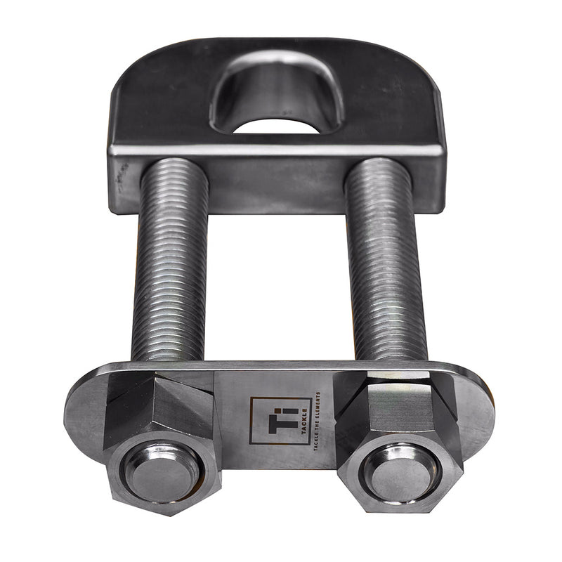 Ti-Tackle Titanium Bow D Ring - 4" Long Stud [TT-BOW-DRING]