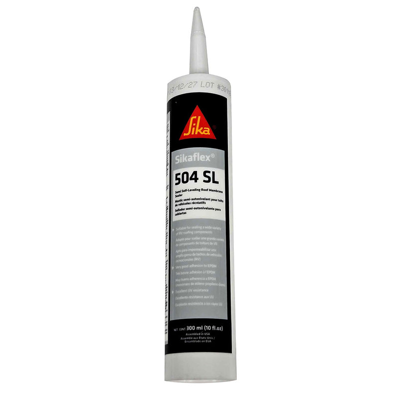 Sika Sikaflex-504 SL Semi Leveling Roof Membrane Sealer - White - 300ml [875379]