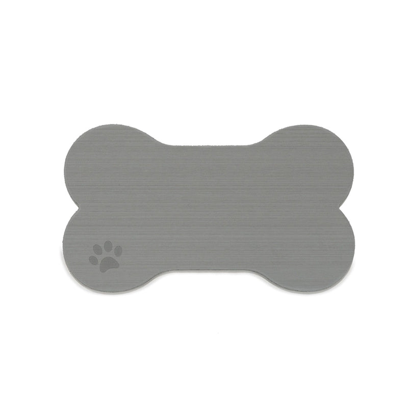 SeaDek Dog Bowl Mat - Storm Grey/Black - Medium - 12.5" x 24" [62714-90837]