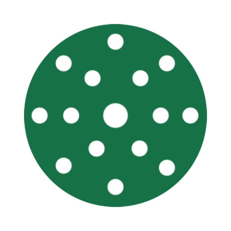 RUPES PROCUT Film Abrasive Discs 150mm (6") - 15 Holes - P400 Grit *Box of 50pcs [9.45FD400]