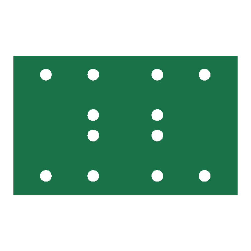 RUPES PROCUT Film Abrasive Sheet 80mm x130mm (3.15" x 5.1") - 12 Holes - P120 Grit *Box of 100pcs [9.45FB120]