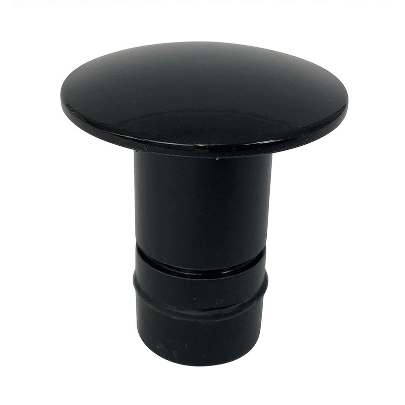 Bob's Machine Deck Plug - Pedestal Seat Plug 0.75" Hole- Black [311-000002-PCGBLK]