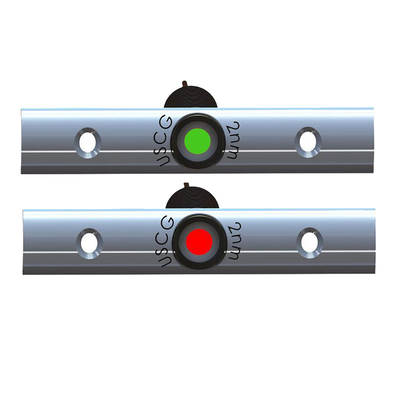 TACO Rub Rail Mounted LED Navigation Light Set - 4" w/Deutsch Plug Port  Starboard [F38-6810B-1]