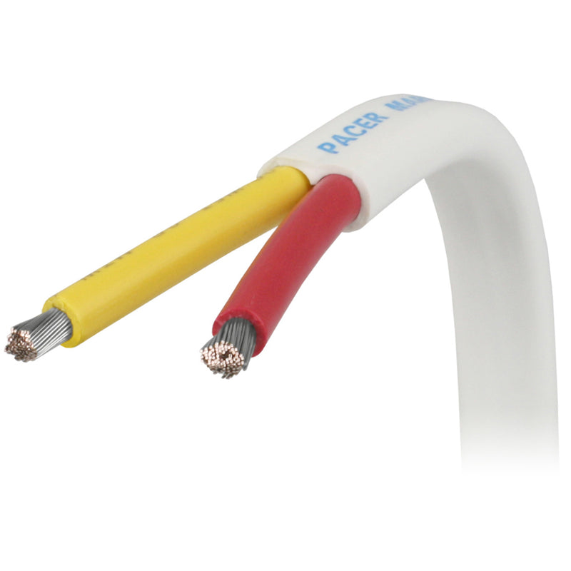 Pacer 16/2 AWG Safety Duplex Cable - Flat Cable - Red/Yellow - 500' [W16/2RYW-500]